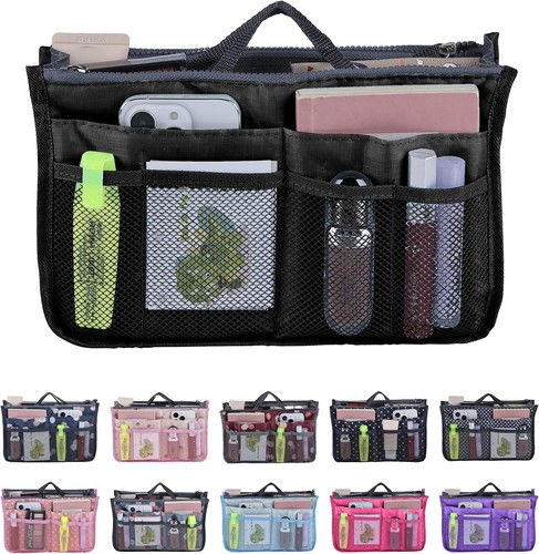 Handbag insert organiser - organiser, bag