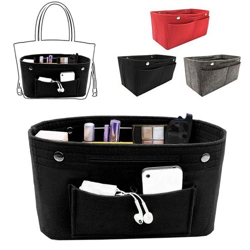 Felt handbag organizer insert - handbag,