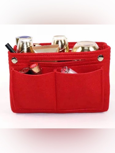 Organizer insert red felt - organizer,