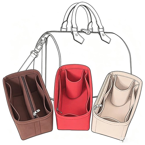 Felt bag organizer - bag, insert