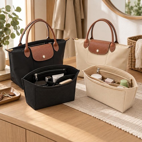 Felt handbag organizer - handbag, insert