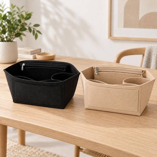 Felt handbag organizer insert - felt,