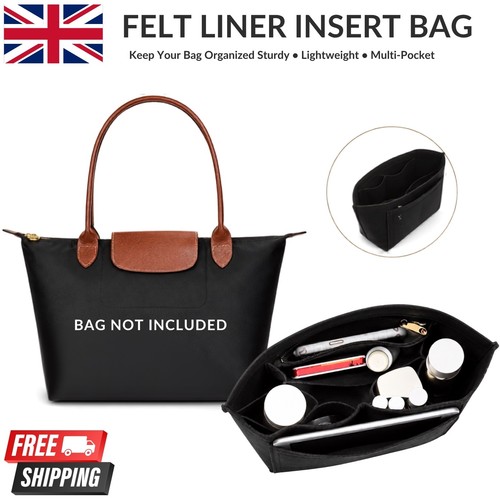 Felt handbag organizer insert - felt,