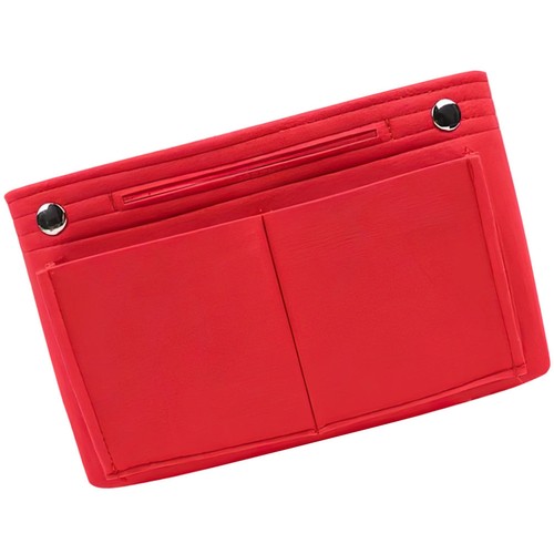Multi pocket felt purse - pocket,