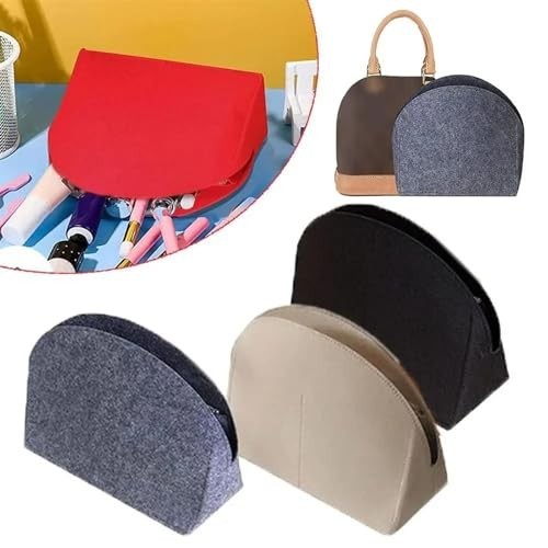 Felt purse handbag organizer - purse,