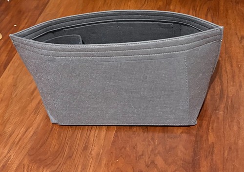Grey felt handbag organizer - grey,